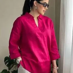 nyrika Women V-Neck Straight Tunic -picture-30