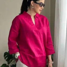 acai Women Self-design Tunic image 1