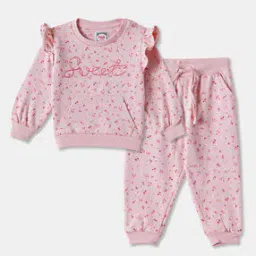 r&b Girls Floral Print Pants with Top-picture-10