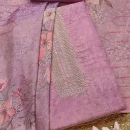 Women Embroidery Unstitched Dress Material-image-82