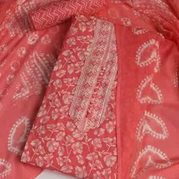 mbz.in by meena bazaar Women Cotton Unstitched Dress Material   -picture-14