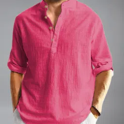 neonomad Men Slim Fit Short Kurta image 1