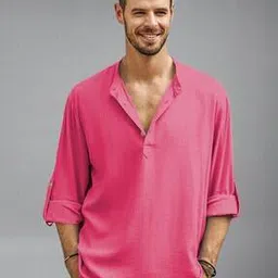 neonomad Men Slim Fit Short Kurta-picture-26