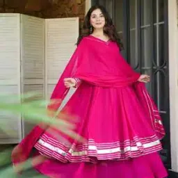 Women Anarkali Kurta Suit Set-image-55