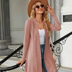 Women Patterned Front-Open Cardigan-image-20