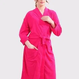 hot gown Comfort Cotton Bath Robe-picture-21