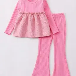 hopscotch Girls Ribbed Pants & Top Set-picture-10