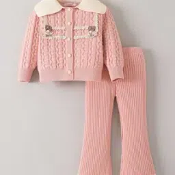 hopscotch Girls Knitted Sweatshirt & Pants Set-picture-35