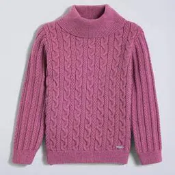 hopscotch Girls Textured Pullover-picture-53