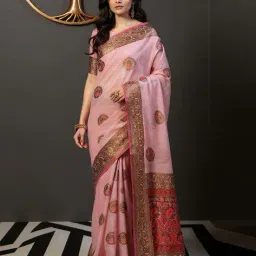saree mall Ethnic Motif Design Woven Silk Saree image 1