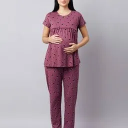 dzzo Women Printed Top & Pyjamas Set-picture-13