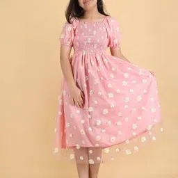 deklook Girls Printed Fit and Flare Dress-picture-24