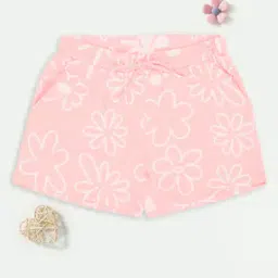 pantaloons junior Girls Floral Print Regular Fit City Shorts-picture-12