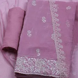 mbz.in by meena bazaar Women Embroidered 3-Piece Unstitched Dress Material-picture-10