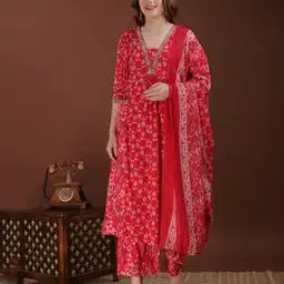 berrylicious Embroidery Flared Kurta Set-picture-30