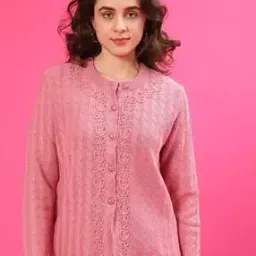 v-mart Women Round-Neck Button-Down Cardigan-picture-30