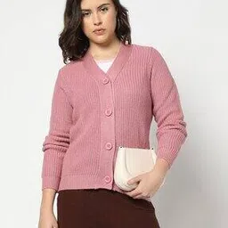 yousta Women Ribbed Regular Fit Cardigan-picture-34