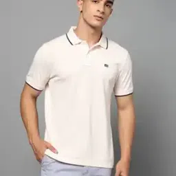 Men Regular Fit Polo T-Shirt with Contrast Tipping-image-4