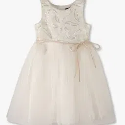 kg frendz Girls Embellished Fit & Flare Dress-picture-12