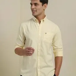 allen solly Men Slim Fit Shirt with Button-Down Collar-picture-11