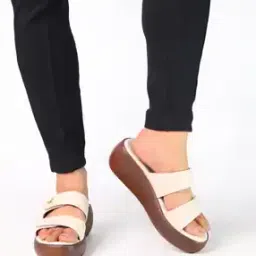 monrow Women Terila Dual-Strap Wedges-picture-47