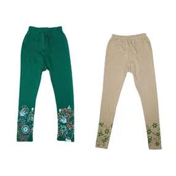 indiweaves Floral Printed Full-length Leggings-picture-40