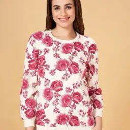 honey by pantaloons Women Floral Print Regular Fit Sweatshirt image 1