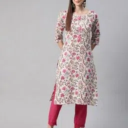 readiprint Women Floral Print Straight Kurti-picture-19