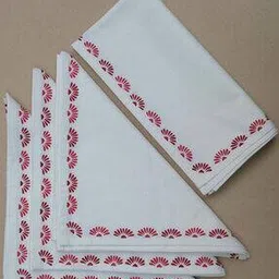 design gaatha home living Set of 4 Floral Print Table Napkins-picture-20