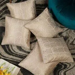 hosta homes Set of 5 Printed Cushion Cover 15" x 15"-picture-39