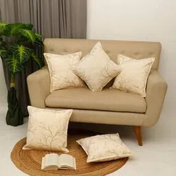 the conversion Set of 5 Velvet Abstract Cushion Cover-picture-26