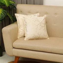 the conversion Set of 2 Velvet Abstract Cushion Cover-picture-17