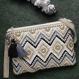 anekaant Women Embellished Sling Bag with Zip Closure-picture-29