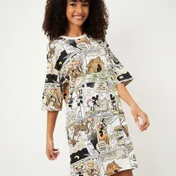 max Women Mickey Mouse Printed Chemise-picture-36