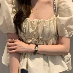 outzidr global Women Regular Fit Square-Neck Top  image 1