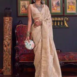 ri-wah Motif Design Woven Banarasi Silk Saree image 1