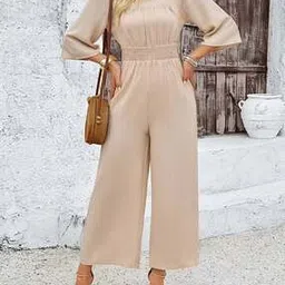 Women Square-Neck Jumpsuit-image-1