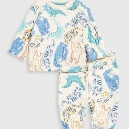 mothercare Boys Jungle Print T-Shirt & Joggers Set-picture-26
