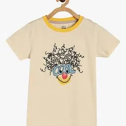 mini klub Boys Graphic Print Regular Fit Round-Neck T-Shirt-picture-15