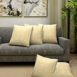 hosta homes Set of 5 Embroidered Cushion Cover 16" x 16"-picture-18