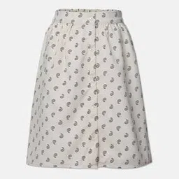 oxolloxo Button-Front A-line Skirt-picture-12