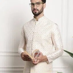 sojanya Floral Woven Nehru Jacket-picture-52