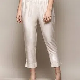 biba Women Yarn-Dyed Slim Fit Pants-picture-40