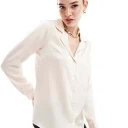 asos design Women Ultimate Satin Shirt-picture-51