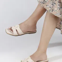 carlton london Women Open-Toe Slip-On Flat Sandals image 1