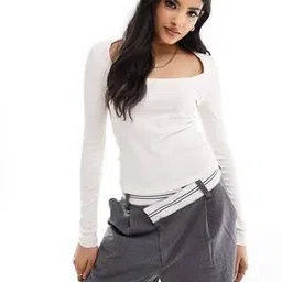 asos design Women Regular Fit Scoop-Neck T-Shirt-picture-29