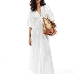 asos design Women Plunge-Neck Maxi Dress-picture-34