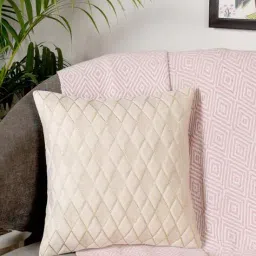 monkdecor Quilted Cushion Cover 16 " x 16" image 1