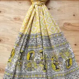 molcha by babita singh Aztec Print Dupatta with Tassels-picture-44