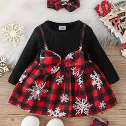 thoillling Girls Polka-dot A-line Dress-picture-18